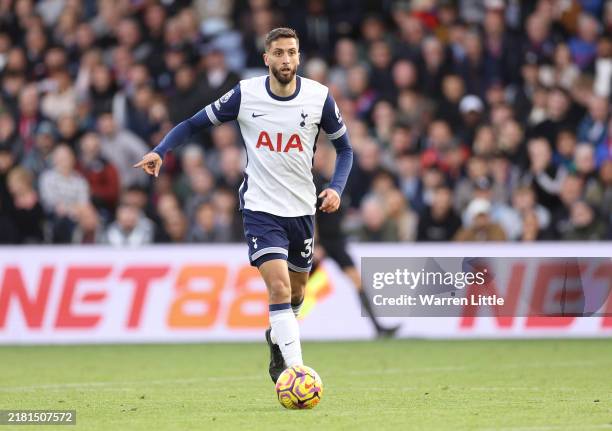 Rodrigo Bentancur of Tottenham Hotspur during the Premier League match between Crystal Palace FC and Tottenham Hotspur FC at Selhurst Park on October...