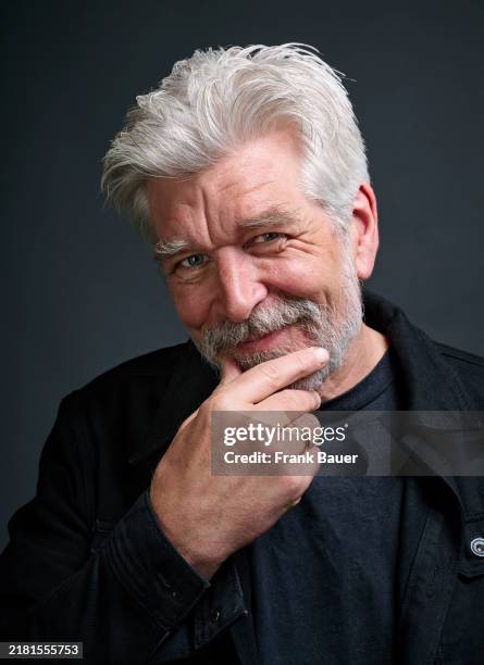 Writer Karl Ove Knausgard is photographed for Suddeutsche Zeitung Magazin on May 16, 2024 in Munich, Germany.