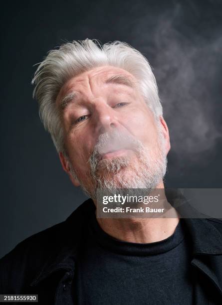 Writer Karl Ove Knausgard is photographed for Suddeutsche Zeitung Magazin on May 16, 2024 in Munich, Germany.