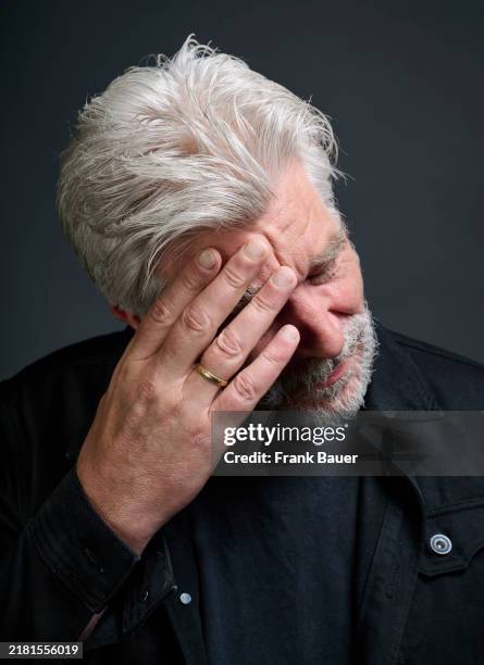 Writer Karl Ove Knausgard is photographed for Suddeutsche Zeitung Magazin on May 16, 2024 in Munich, Germany.