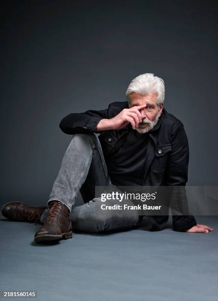 Writer Karl Ove Knausgard is photographed for Suddeutsche Zeitung Magazin on May 16, 2024 in Munich, Germany.