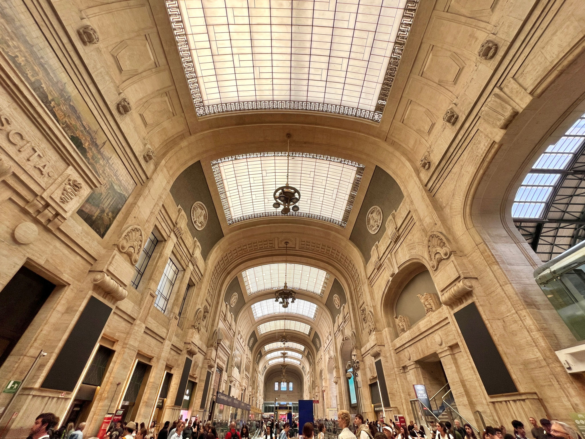 General view of Milano Centrale railway station, Milan, Lombardy, Italy, Europe. General view of Milano Centrale railway station, Milan, Lombardy, Italy, Europe.