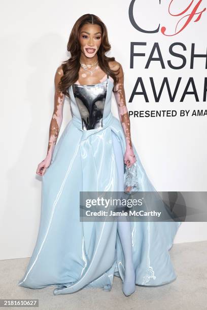 Winnie Harlow attends the 2024 CFDA Awards at American Museum of Natural History on October 28, 2024 in New York City.