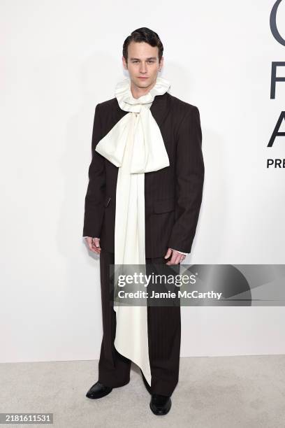 Brandon Flynn attends the 2024 CFDA Awards at American Museum of Natural History on October 28, 2024 in New York City.