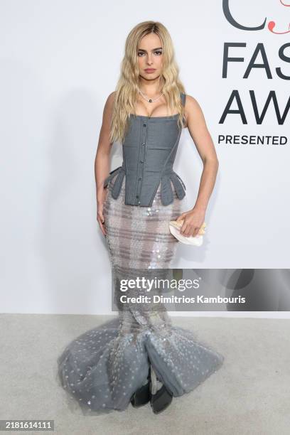 Addison Rae attends the 2024 CFDA Awards at American Museum of Natural History on October 28, 2024 in New York City.