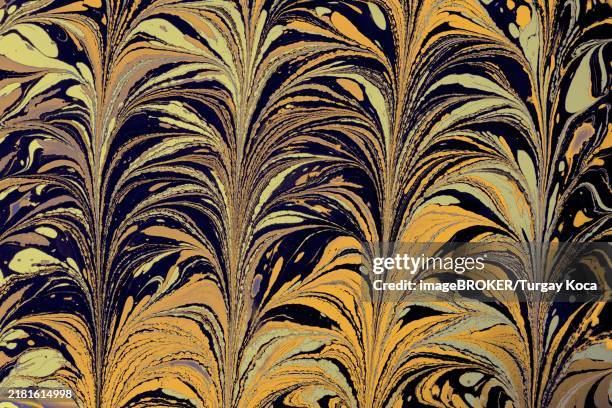 abstract marbling floral pattern for fabric, tile design. background texture - marble tile stock illustrations
