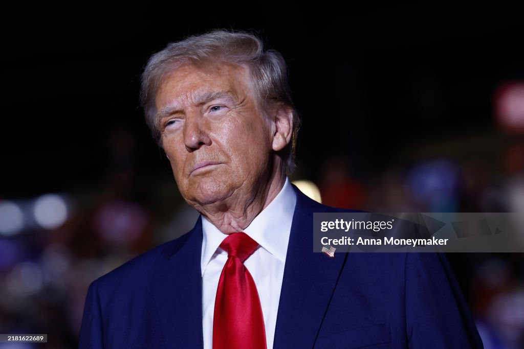 Republican Presidential Candidate Donald Trump Holds Rally In Atlanta