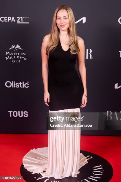 Ester Exposito attends the Harper's Bazaar Women Of The Year Awards at Cines Callao on October 28, 2024 in Madrid, Spain.