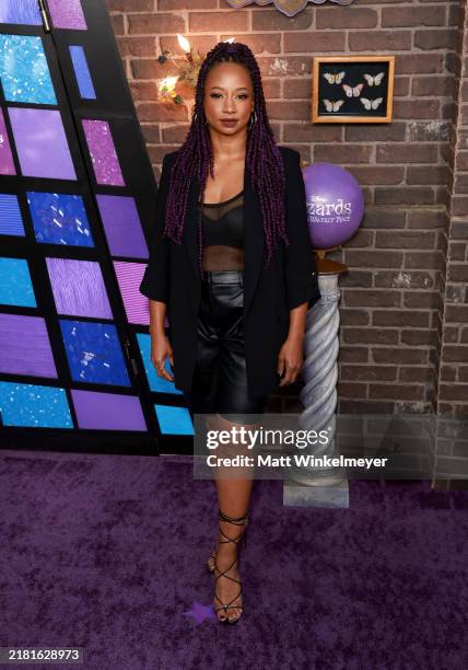 Monique Coleman attends the World Premiere of Disney's "Wizards Beyond Waverly Place" at El Capitan Theatre on October 28, 2024 in Los Angeles,...