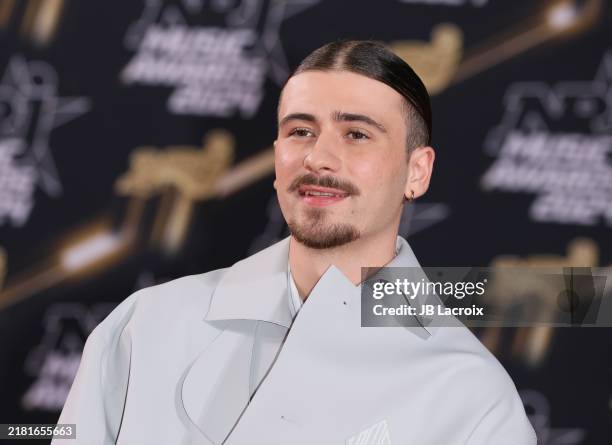 Pierre Garnier attends the 26th NRJ Music Awards on November 1, 2024 in Cannes, France.