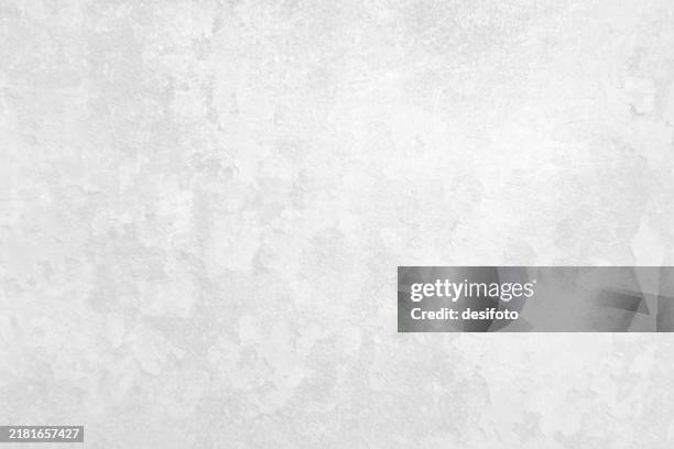 light grey or white coloured textured effect smudged old faded messy dirty blank empty plain horizontal scratched grayscale vector backgrounds with grunge marble texture like stained old plastered whitewashed wall - rustic background vector stock illustrations