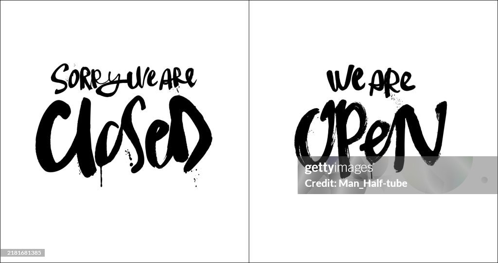 Open and Closed Signs