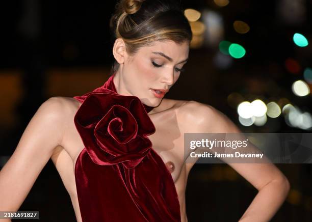 Valentina Sampaio attends the 2024 CFDA Awards at American Museum of Natural History on October 28, 2024 in New York City.