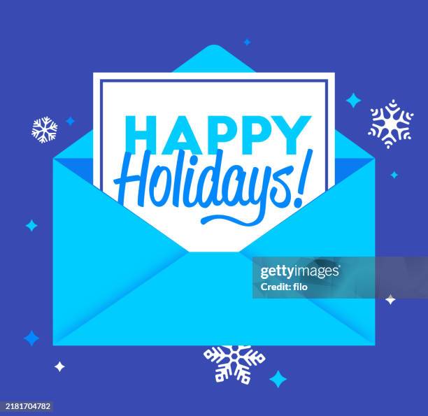 183 Happy Holidays Letter Stock Photos and High-Res Images - Getty