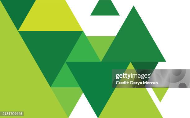 abstract triangle shapes vector background, for design brochure, website, flyer. triangles wallpaper for certificate, presentation, landing page stock illustration - wall perspective stock illustrations