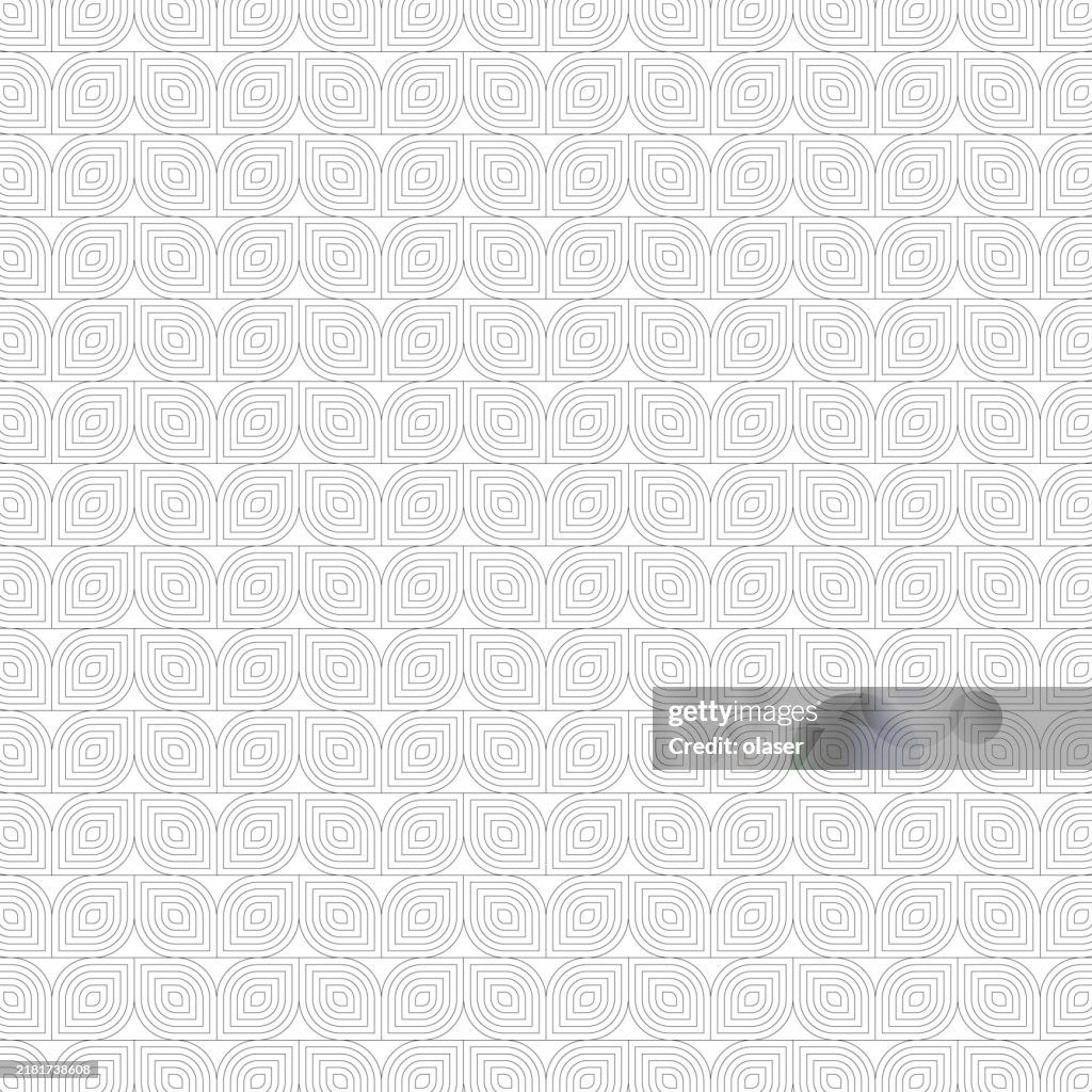Vector Leaf Using Grid Full Frame Outline Of Leaf Shapes In Grid Pattern High-Res Vector ...