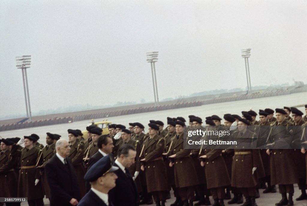 Presidents De Gaulle And Nixon