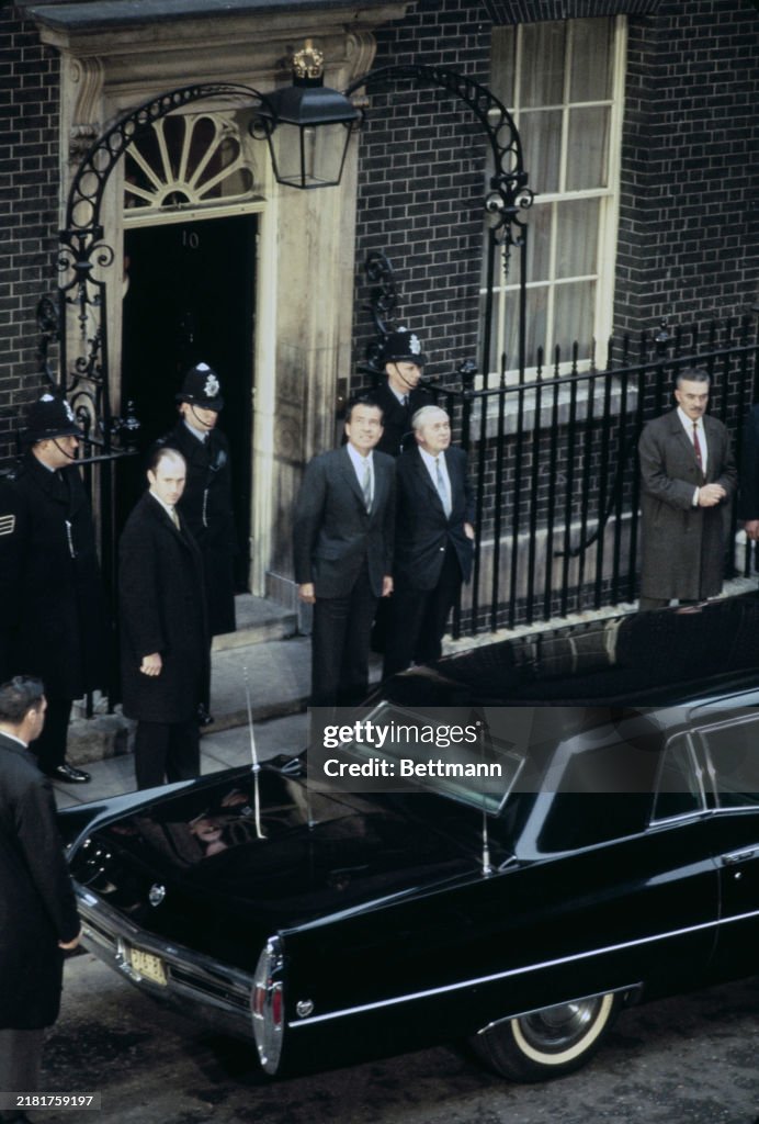 Richard Nixon And Harold Wilson