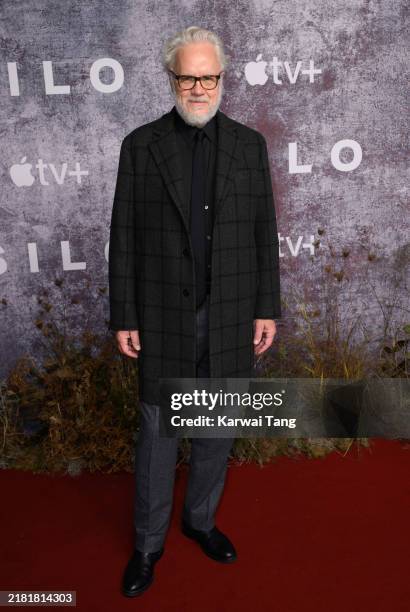 Tim Robbins attends the "Silo" Season Two World Premiere at Picturehouse Central on October 29, 2024 in London, England.