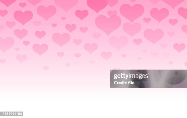 illustrazioni stock, clip art, cartoni animati e icone di tendenza di sfondo astratto del modello di cuori - san valentino festività pubblica