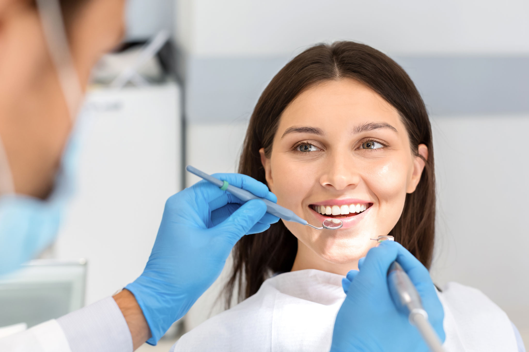 smiling dentist