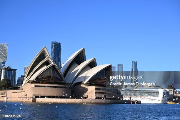 General view of the Sydney CBD skyline with the Opera House on October 26, 2024 in Sydney, Australia.