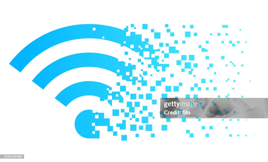Wifi Wireless Internet Connectivity Problems Pixel Disintegrating