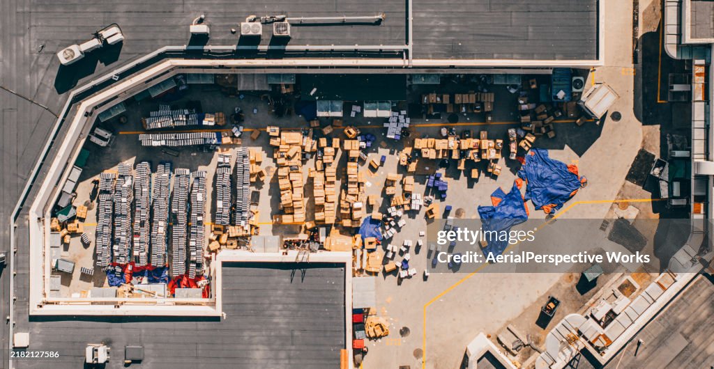 Vista aérea del Centro de Logística y Distribución
