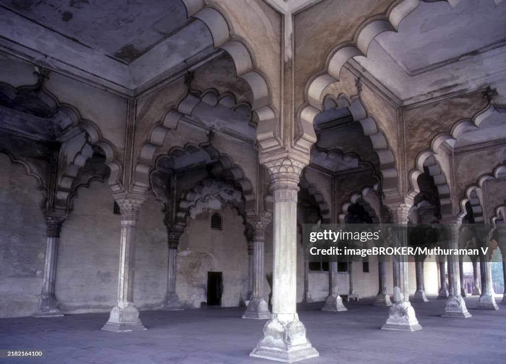 Diwan, 1-am or hall of public audiance in Jaipur, India, Asia