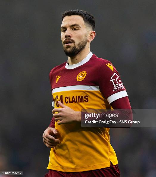 Stamatelopoulos Motherwell's Apostolos Stamatelopoulos during a Premier Sports Cup ...