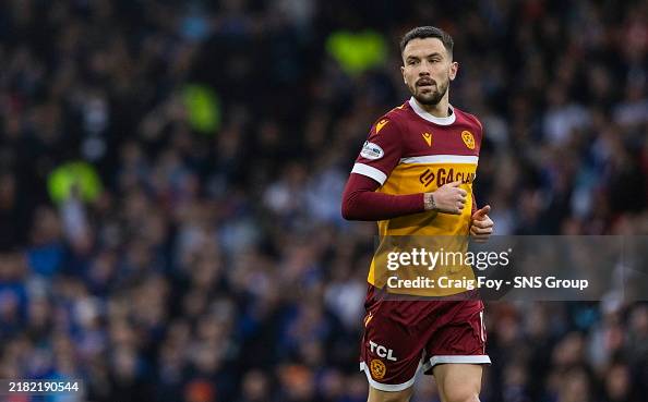 Stamatelopoulos Motherwell's Apostolos Stamatelopoulos during a Premier Sports Cup ...
