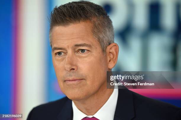Sean Duffy hosts “The Bottom Line with Dagen and Duffy” at Fox Business Network Studios on October 31, 2024 in New York City.