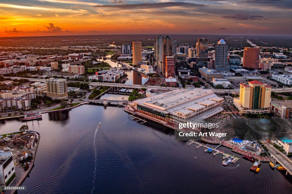 Beautiful Tampa at Sunset