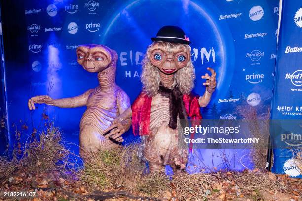 Tom Kaulitz and Heidi Klum attend Heidi Klum's 23rd Annual Halloween Party at Hard Rock Hotel New York on October 31, 2024 in New York City.