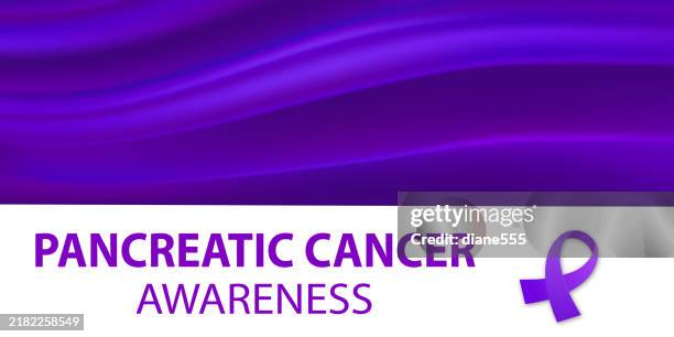 pancreatic cancer awareness month web banner - pancreatic cancer background stock illustrations