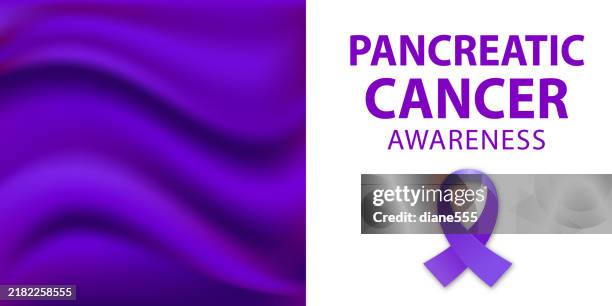 pancreatic cancer awareness month web banner - pancreatic cancer background stock illustrations
