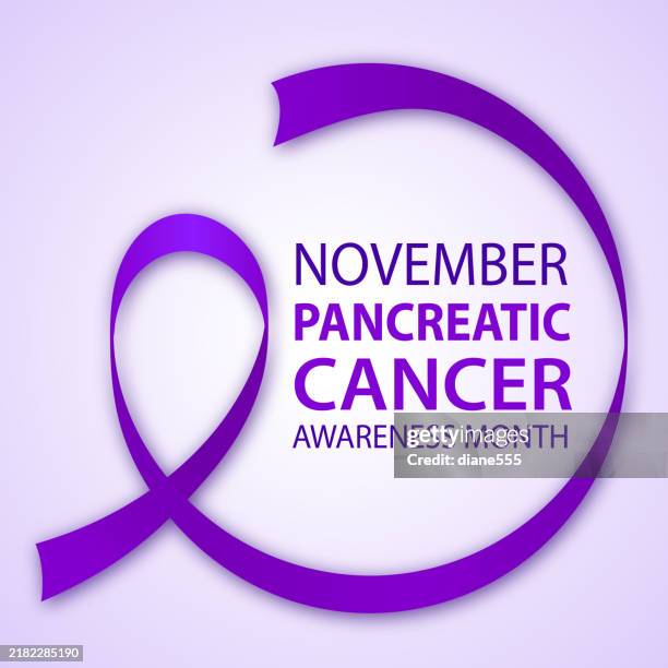 pancreatic cancer awareness month background - pancreatic cancer background stock illustrations