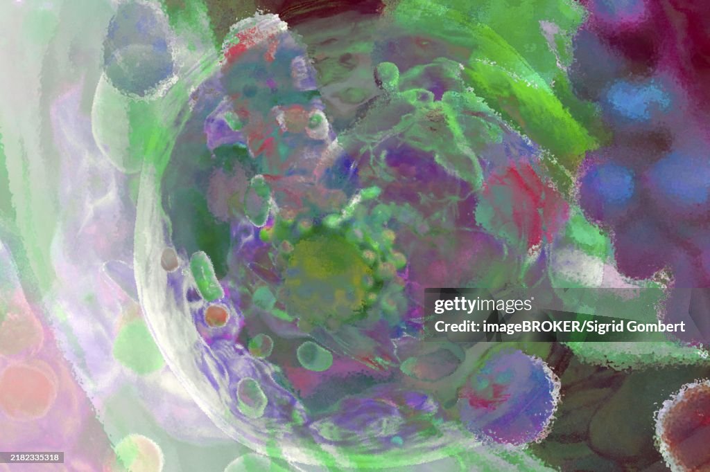 Normal Cell Body Cell Body Humans Consist Of Many Cells High-Res Vector Graphic - Getty ...