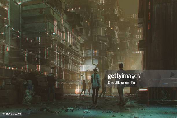 748 Dystopia Skyline Stock Photos and High-Res Images - Getty Images
