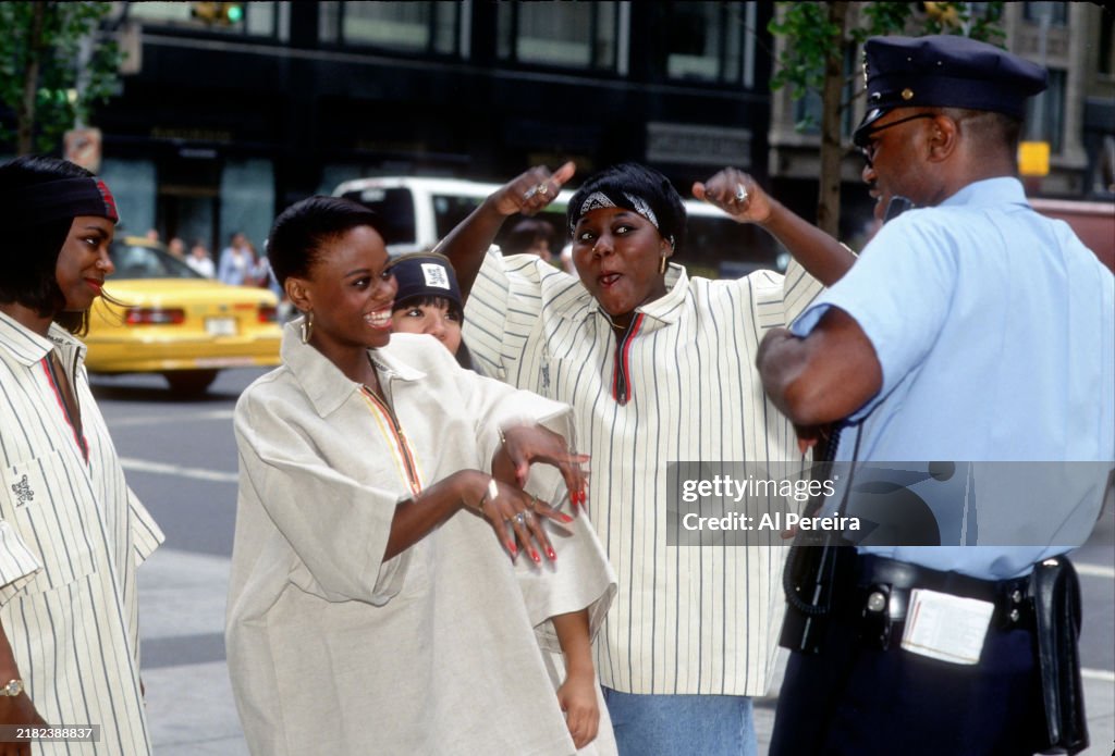 Xscape R B Group R & B group Xscape appear in a portrait taken on September 10, 1993 ...