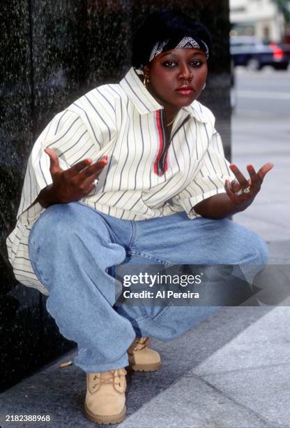 Group Xscape appear in a portrait taken on September 10, 1993 in New York City.