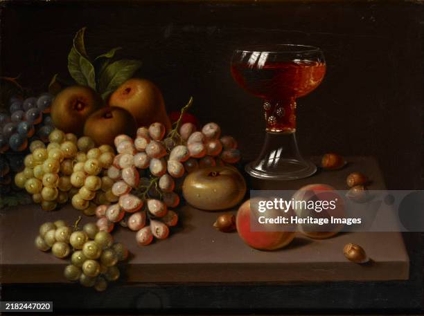Still Life with Fruit, copy after Jac. Stockmann. Creator: Johan Erik Lindh.