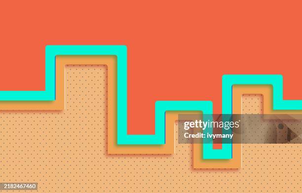 abstract retro rectangle striped elements design background - rectangle pattern stock illustrations