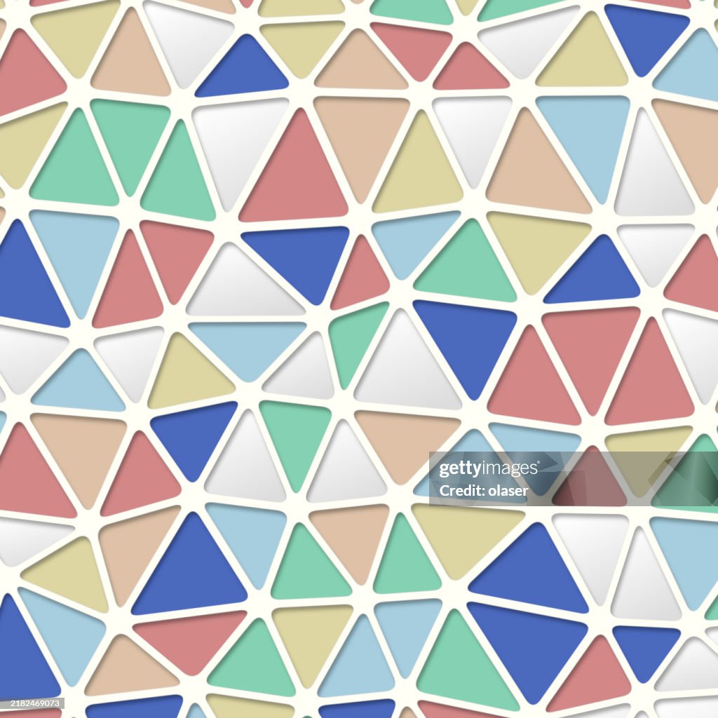 Uneven Colorful Triangle 3d Pattern High-Res Vector Graphic - Getty Images