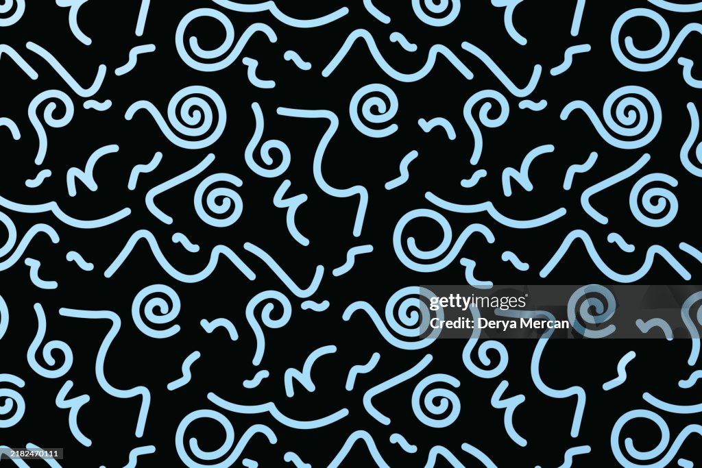 Seamless Confetti Celebration Party Excitement Background stock illustration