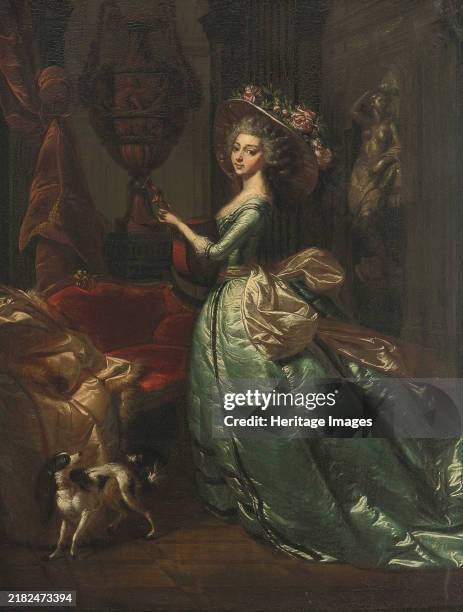 Portrait of Eleonore Sullivan , 1785. Private Collection. Creator: Puyl, Louis François Gerard van der .