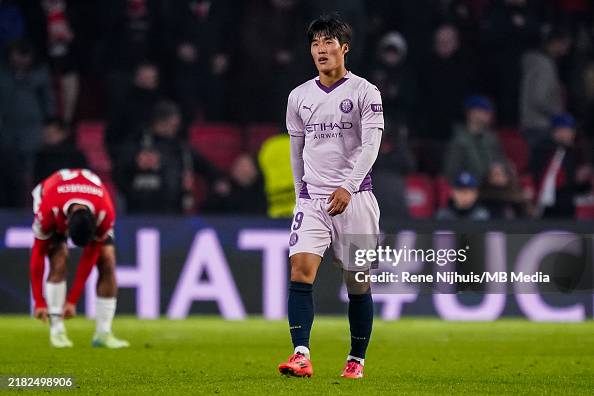 Min su Kim Of Girona FC Looks On After The UEFA Champions League min-su-kim-of-girona-fc-looks-on-after-the-uefa-champions-league