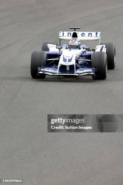 Marc Gene Williams BMW FW26. Formula One Testing, Silverstone, England, 27 April 2004. DIGITAL IMAGE