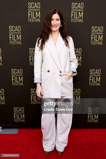 Kathryn Hahn attends the 27th SCAD Savannah Film Festival on November 02, 2024 in Savannah, Georgia.