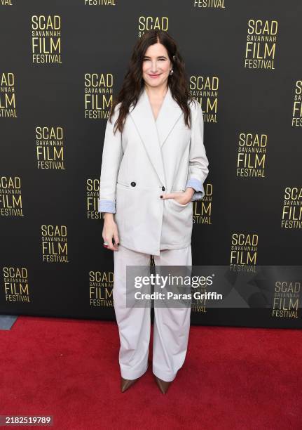Kathryn Hahn attends the 27th SCAD Savannah Film Festival on November 2, 2024 in Savannah, Georgia.